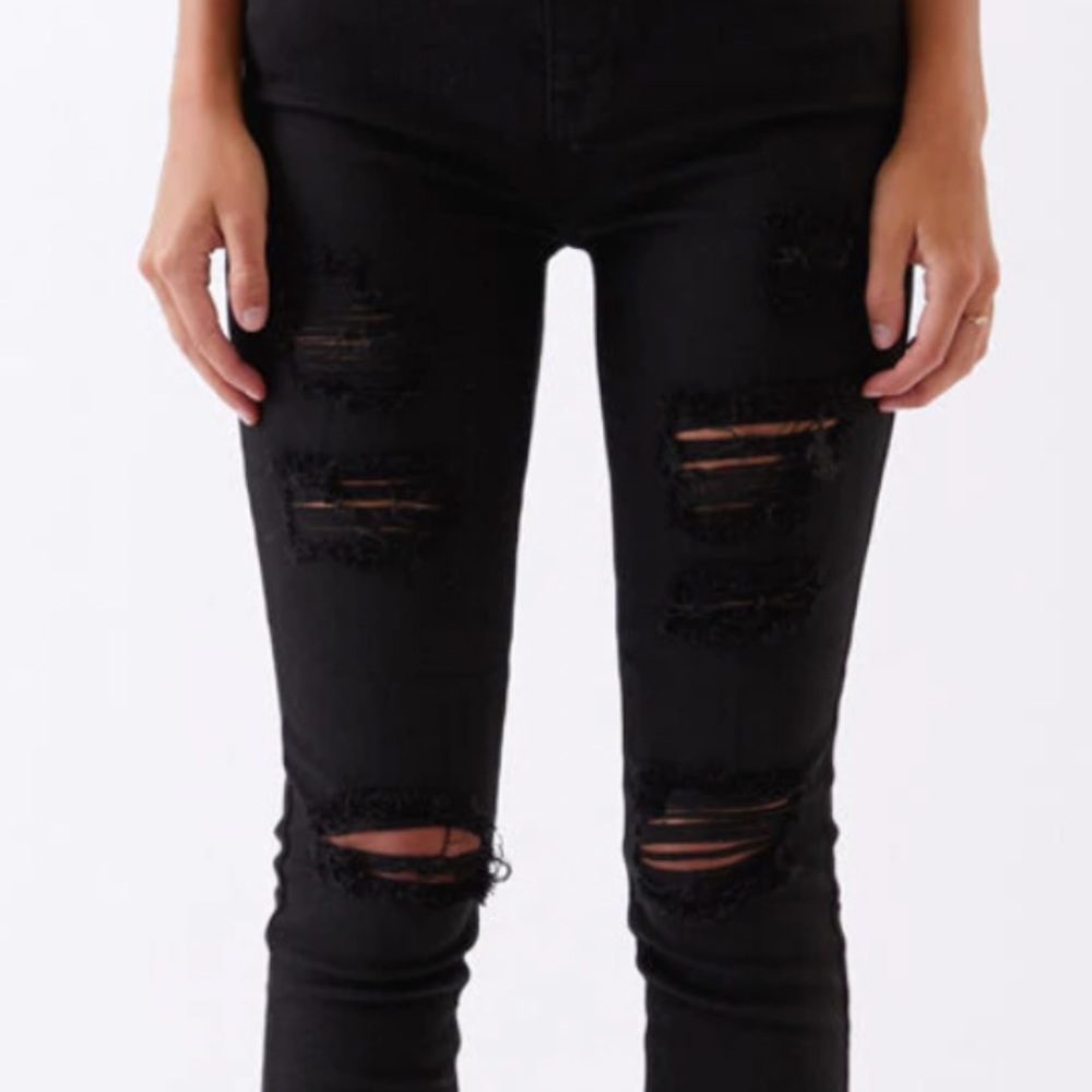 Garage worn twice high waisted skinny